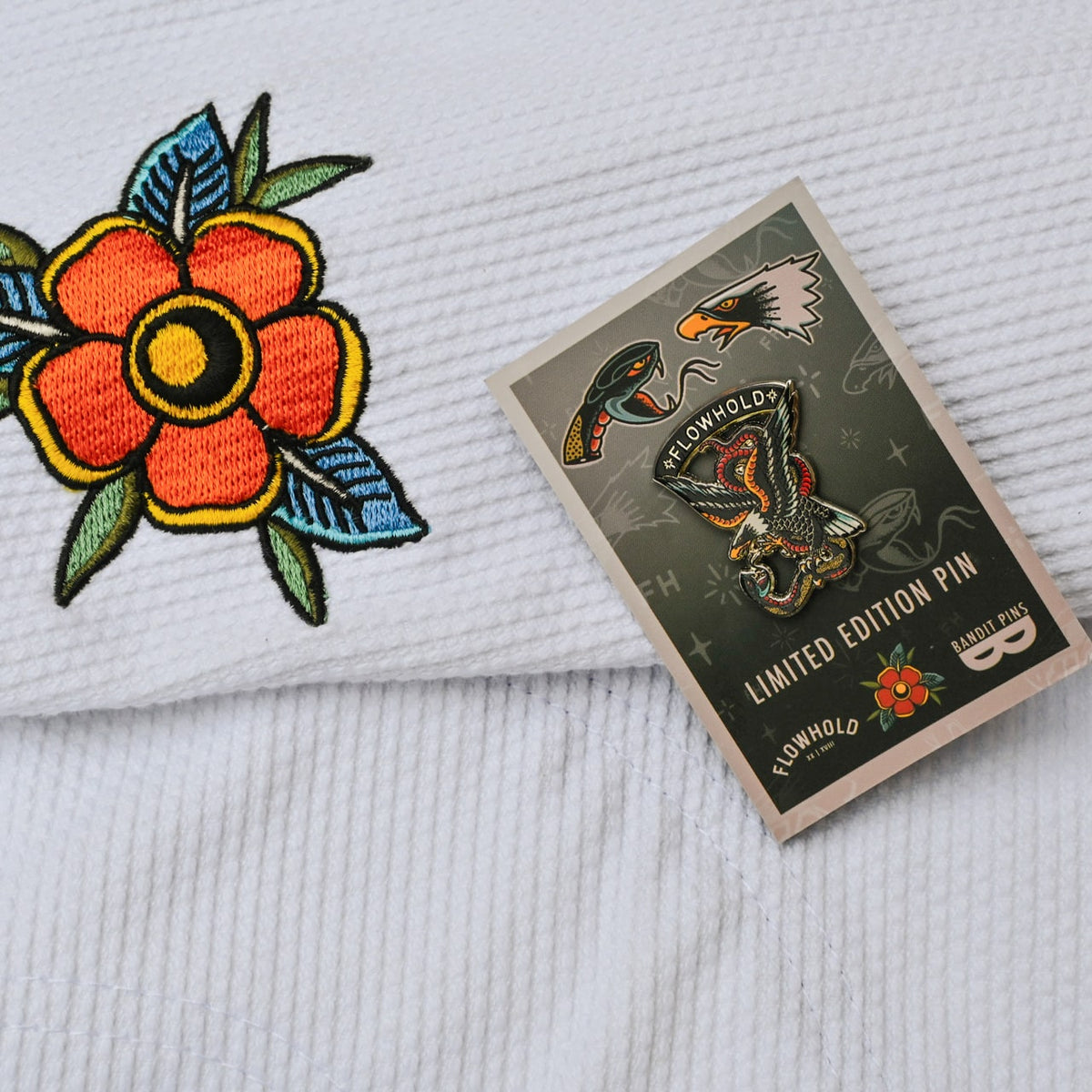 The Conflict Enamel Pin – Flowhold
