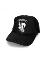 Eagle High Cap Mesh Snapback (Black)