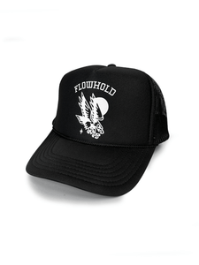 Eagle High Cap Mesh Snapback (Black)