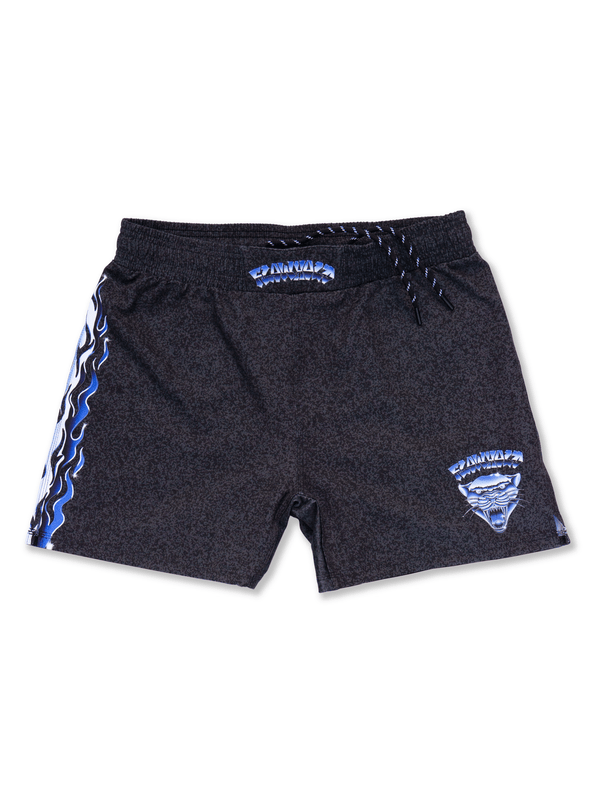 Chrome Panther Fight Shorts