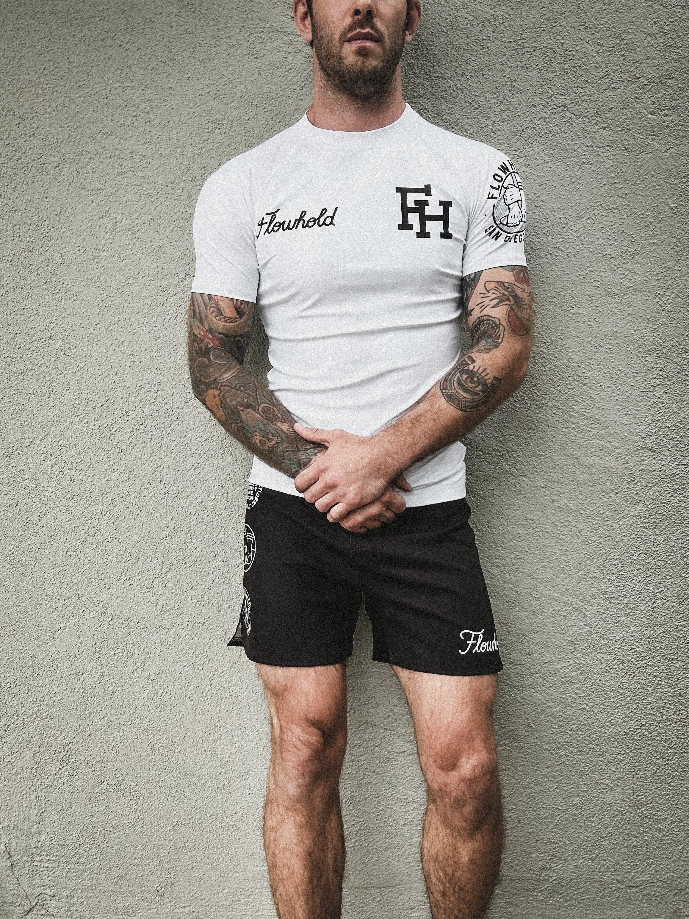 The Defeater Rashguard White