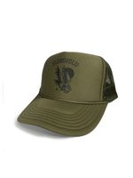 Eagle High Cap Mesh Snapback (OD Green)