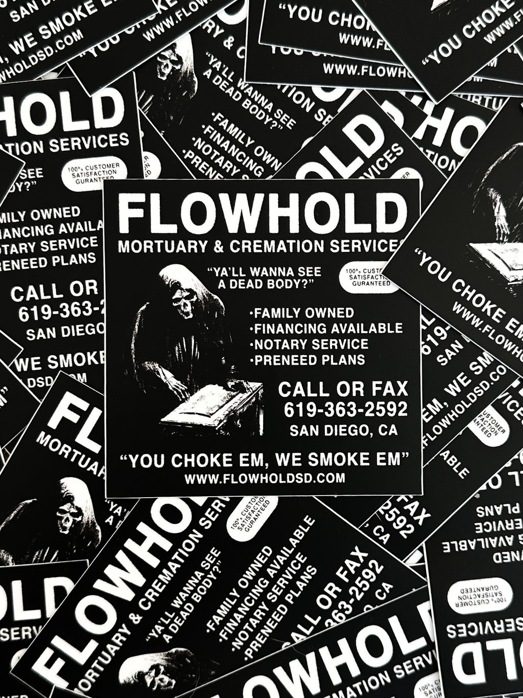Mortuary Sticker