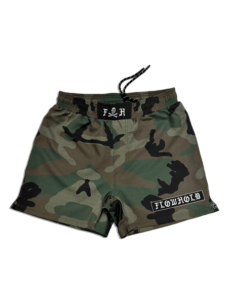 God's Plaid (Woodland) Fight Shorts – Flowhold God's Plaid (Woodland) Fight Shorts – Flowhold