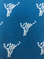 Shaka Bones Crew Sock (Blue)