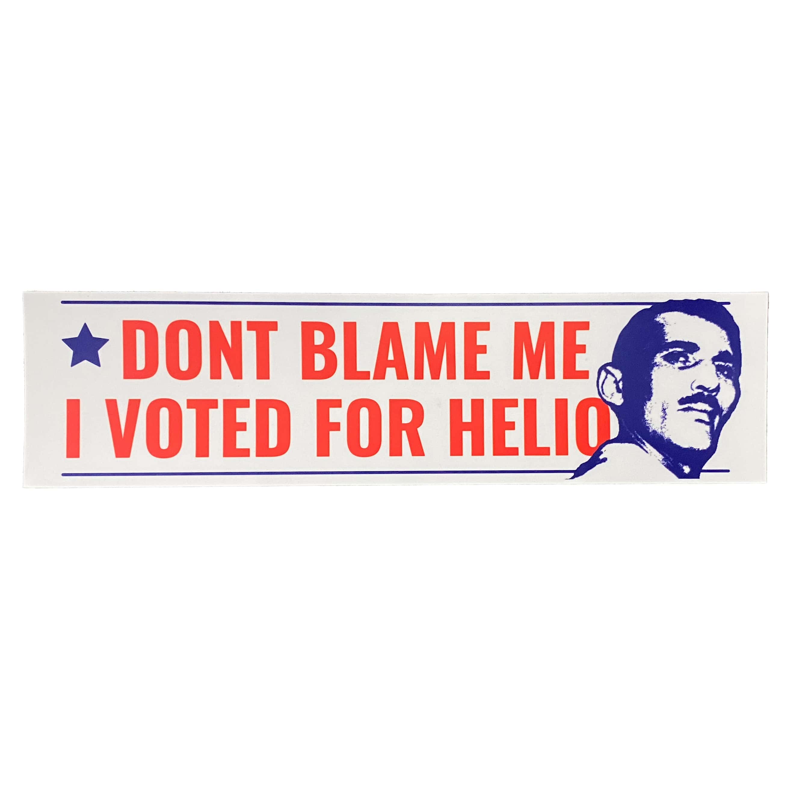 "I Voted for Helio" Bumper Sticker