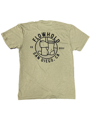 Flowhold T-Shirt (Light Olive) V2