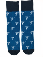Shaka Bones Crew Sock (Blue)